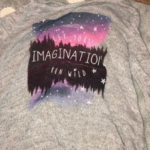 size 10 Justice long sleeve sweater